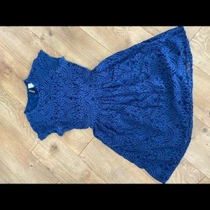 Pretty blue lace dress!